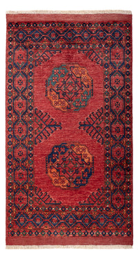 Afghansk matta - 173 x 101 cm - röd