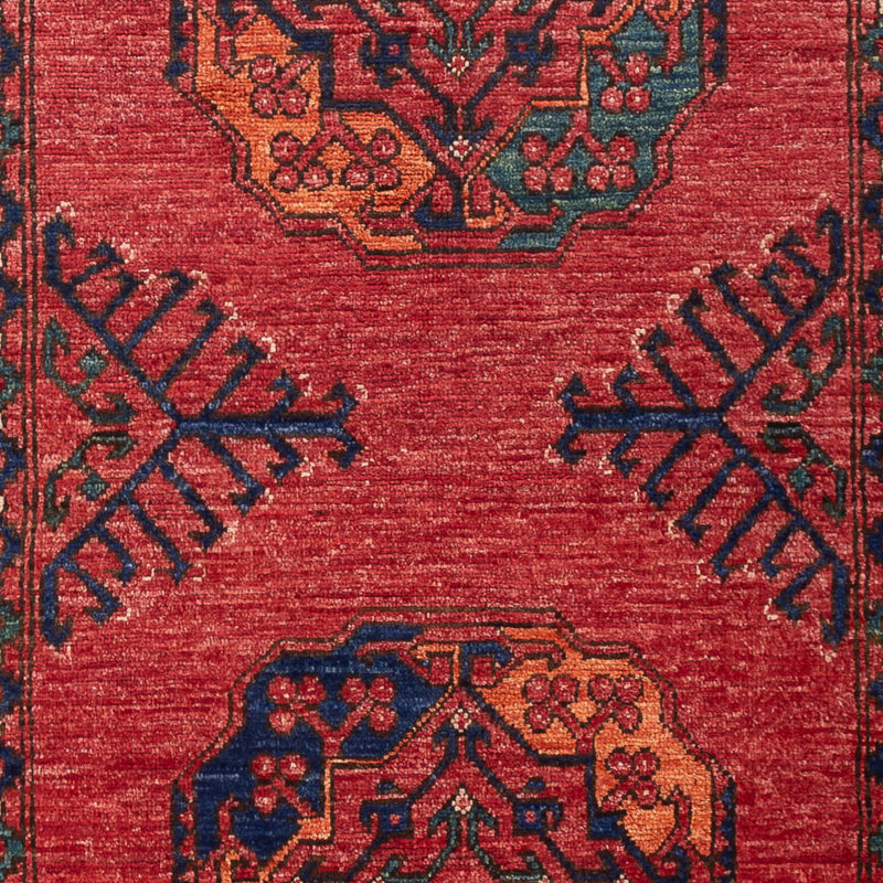 Afghansk matta - 173 x 101 cm - röd