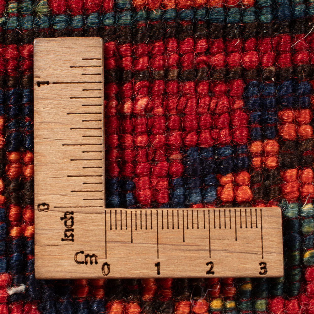 Afghansk matta - 182 x 122 cm - röd