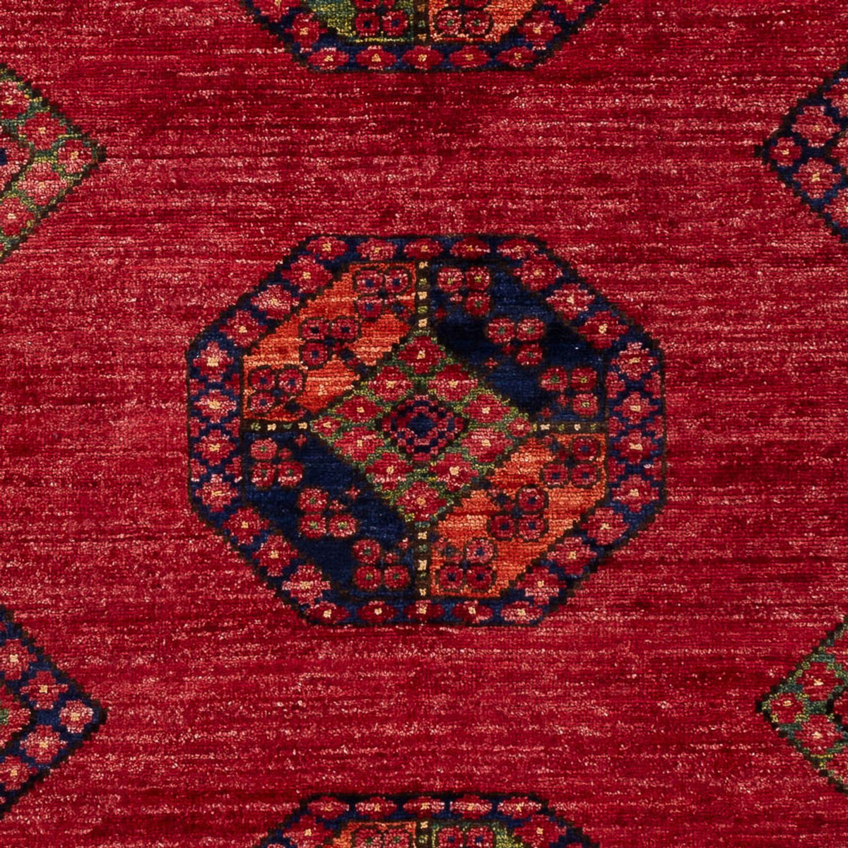 Afghansk matta - 180 x 121 cm - röd