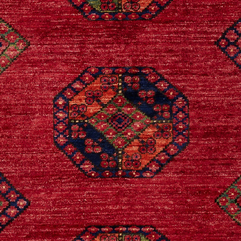 Afghansk matta - 180 x 121 cm - röd