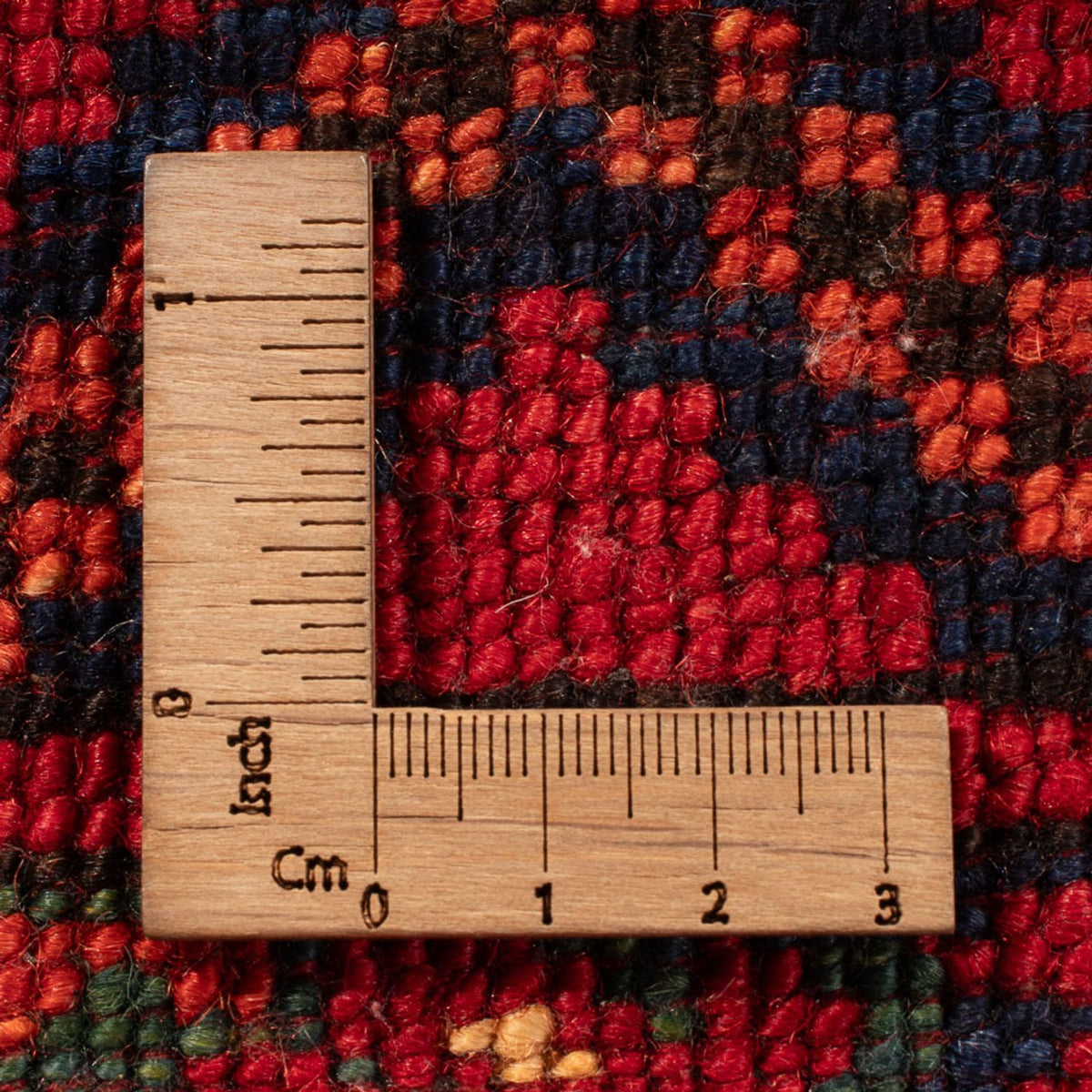 Afghansk matta - 180 x 121 cm - röd