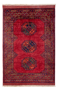 Afghansk matta - 180 x 124 cm - röd