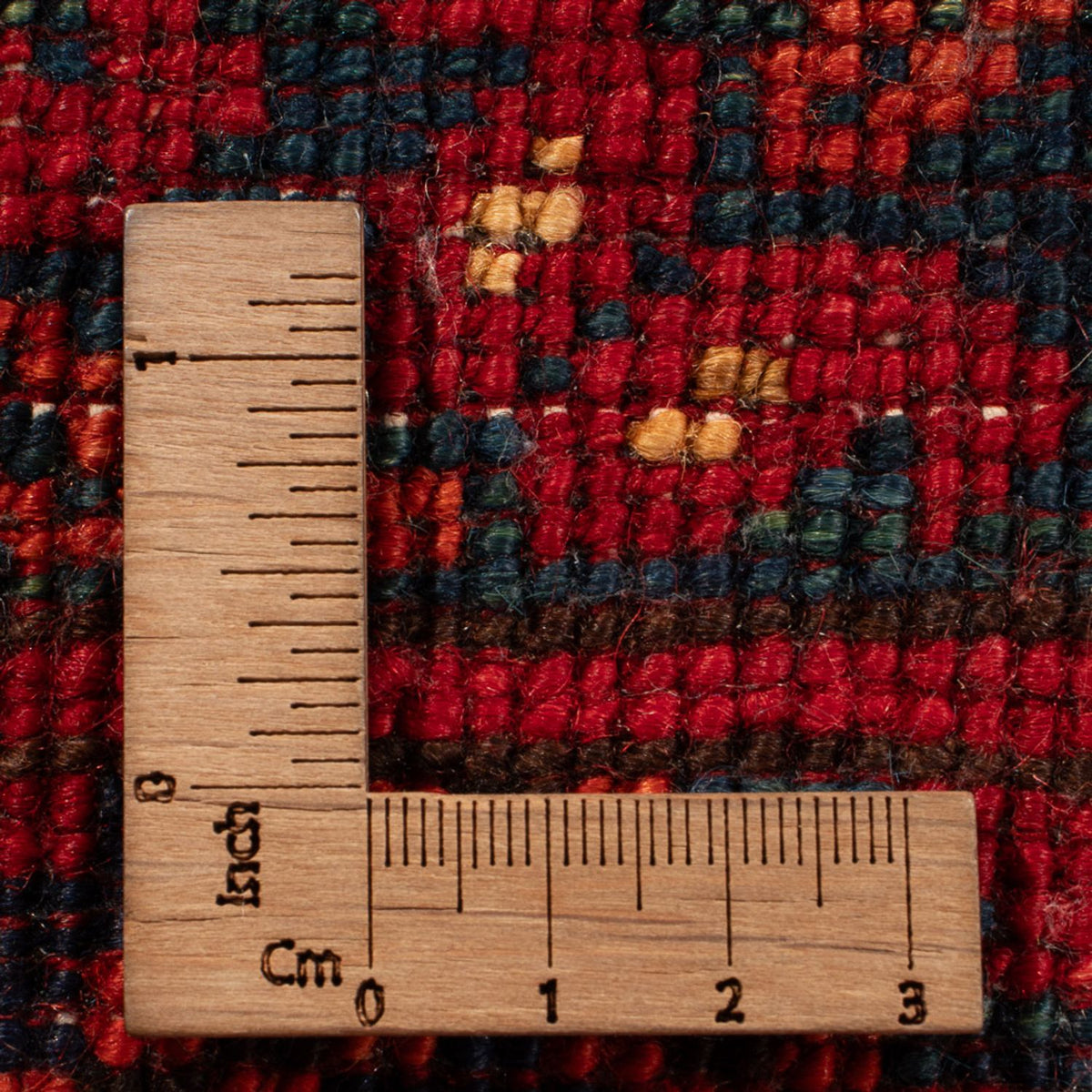 Afghansk matta - 180 x 124 cm - röd