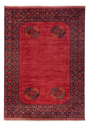 Afghansk matta - Kunduz - 296 x 217 cm - röd