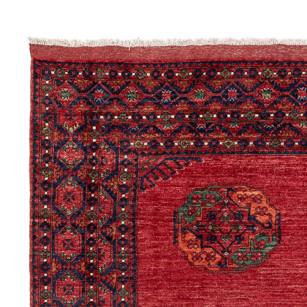 Afghansk matta - Kunduz - 296 x 217 cm - röd