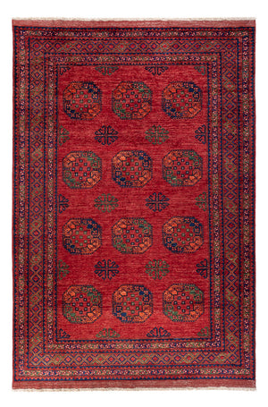 Afghansk matta - Kunduz - 307 x 207 cm - röd