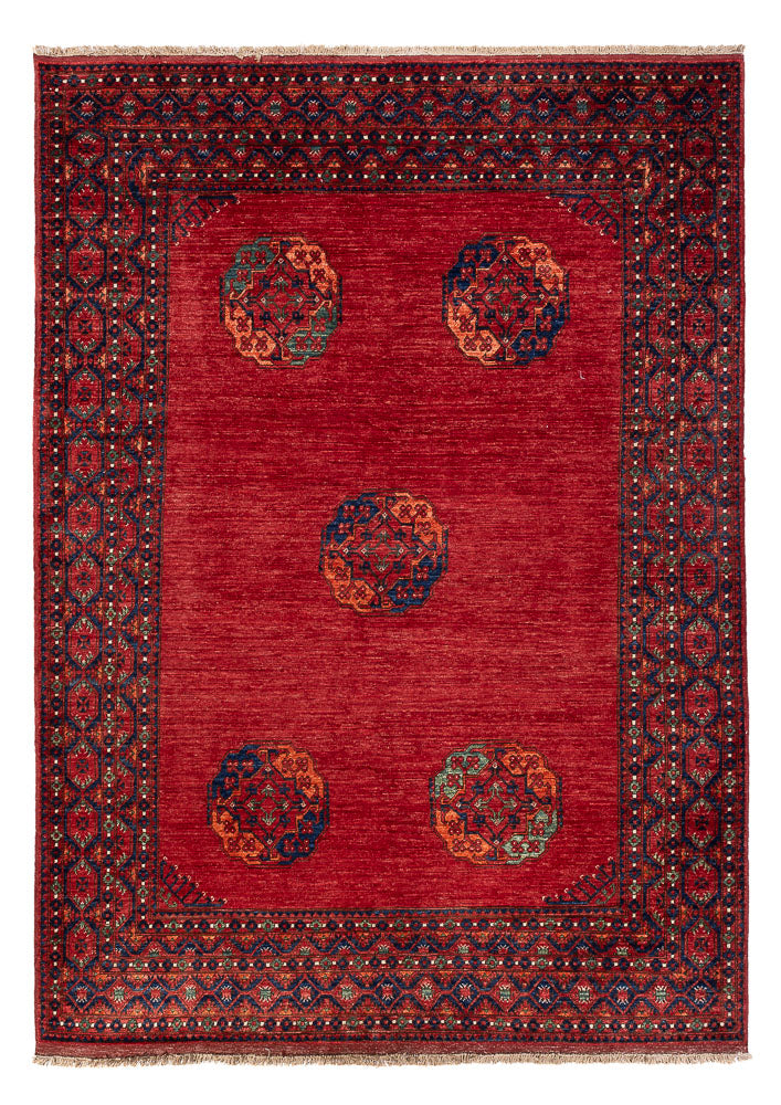 Afghansk matta - Kunduz - 291 x 212 cm - röd