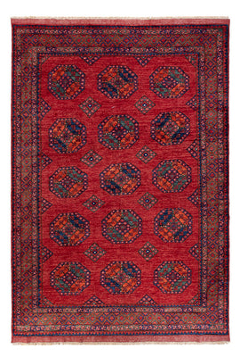Afghansk matta - Kunduz - 297 x 207 cm - röd