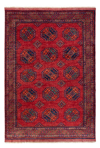 Afghansk matta - Kunduz - 297 x 207 cm - röd