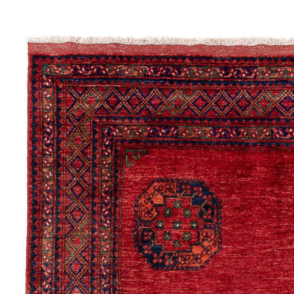 Afghansk matta - Kunduz - 305 x 204 cm - röd