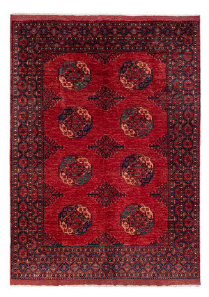 Afghansk matta - Kunduz - 287 x 215 cm - röd