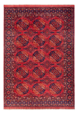 Afghansk matta - Kunduz - 296 x 207 cm - ljusröd