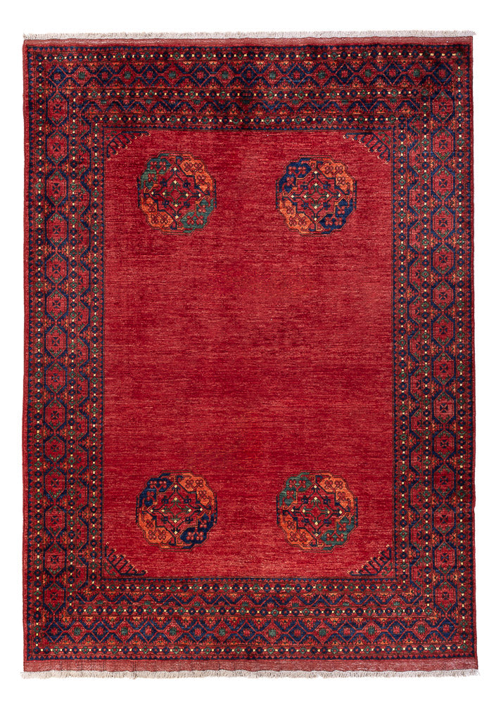 Afghansk matta - Kunduz - 288 x 216 cm - röd