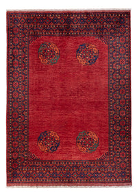 Afghansk matta - Kunduz - 288 x 216 cm - röd