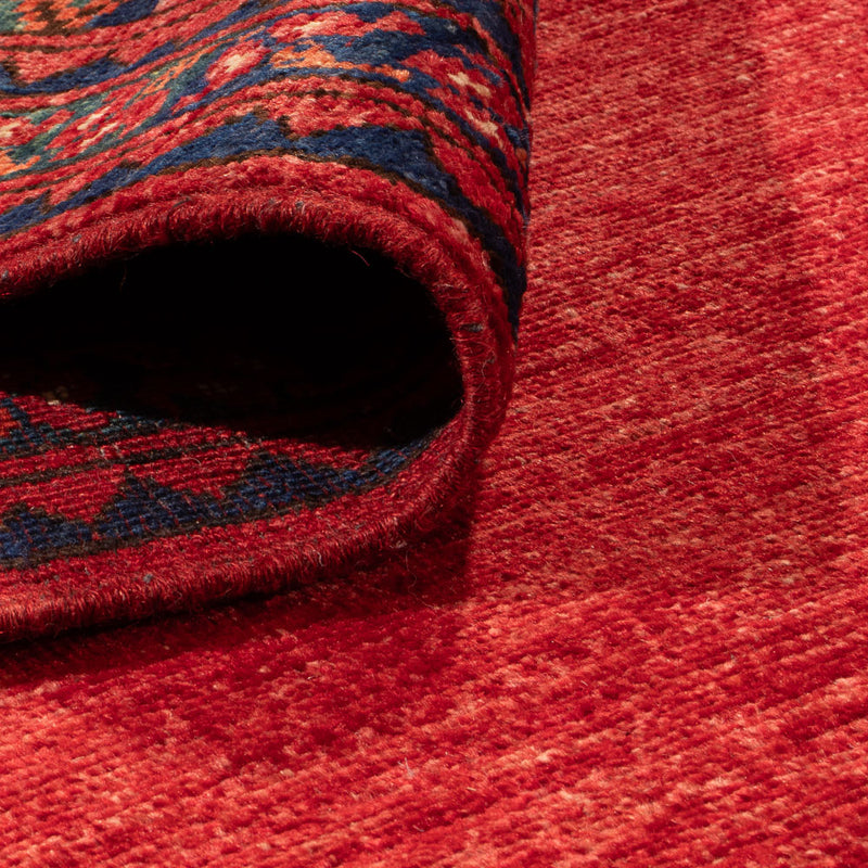 Afghansk matta - Kunduz - 302 x 203 cm - röd