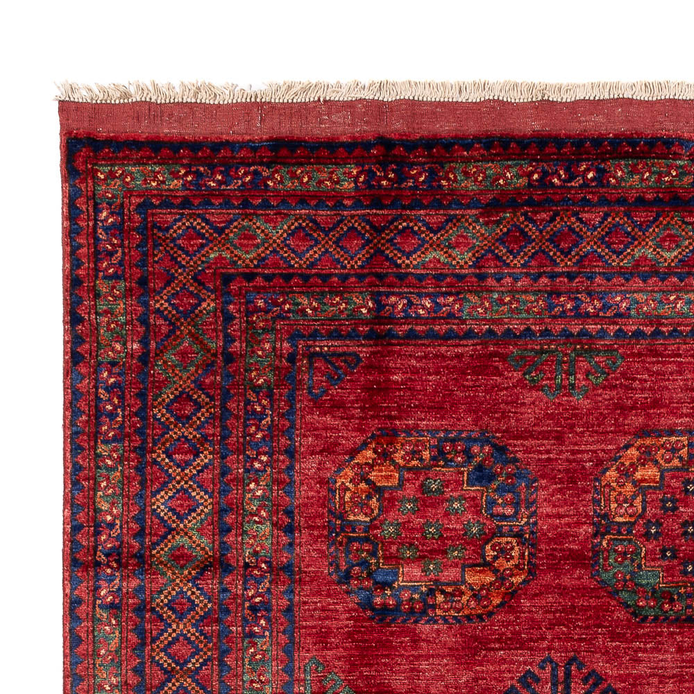 Afghansk matta - Kunduz - 300 x 201 cm - röd