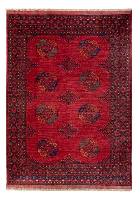 Afghansk matta - Kunduz - 299 x 220 cm - röd