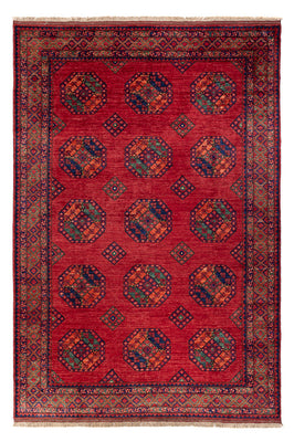 Afghansk matta - Kunduz - 300 x 206 cm - röd