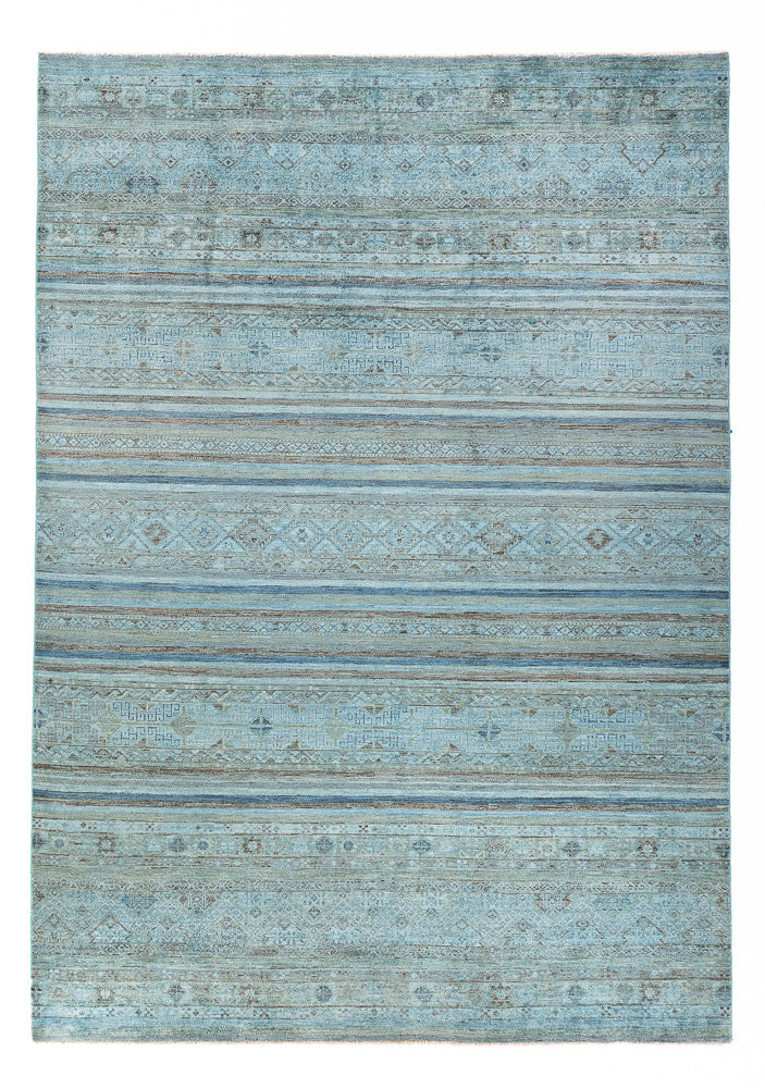 Ziegler Carpet - Shal - Vintage / färgad - 288 x 207 cm - ljusblå