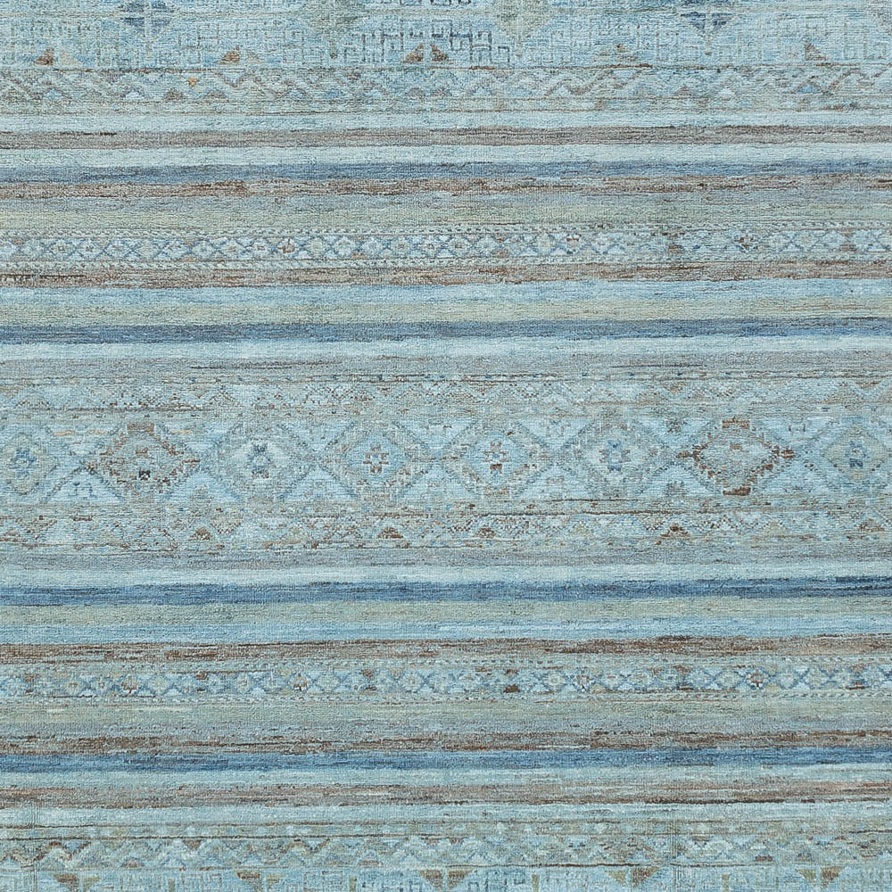 Ziegler Carpet - Shal - Vintage / färgad - 288 x 207 cm - ljusblå