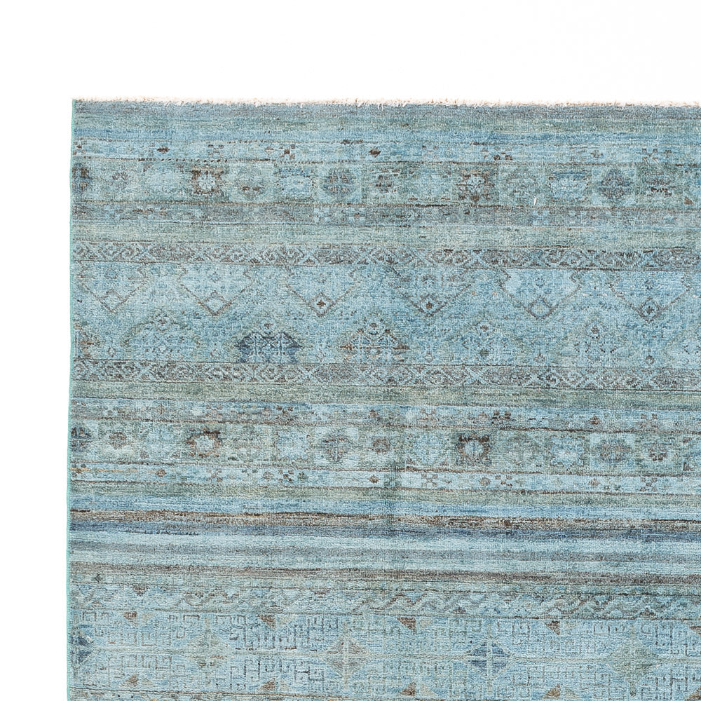 Ziegler Carpet - Shal - Vintage / färgad - 288 x 207 cm - ljusblå