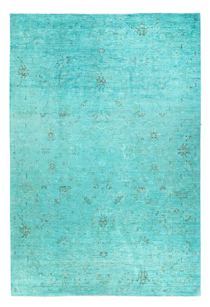 Ziegler Carpet - Modern - Vintage / färgad - 293 x 201 cm - turkos