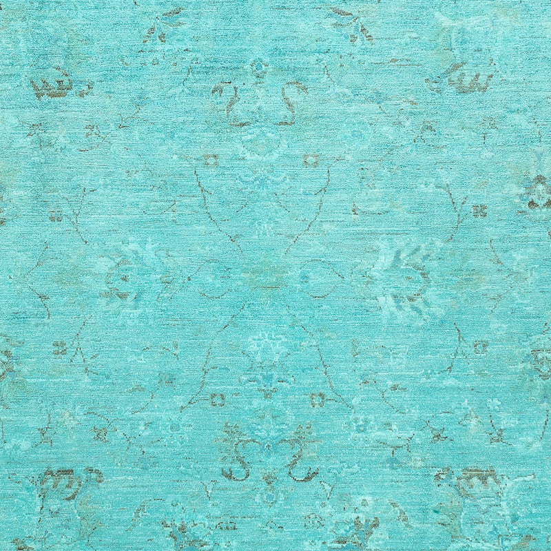 Ziegler Carpet - Modern - Vintage / färgad - 293 x 201 cm - turkos