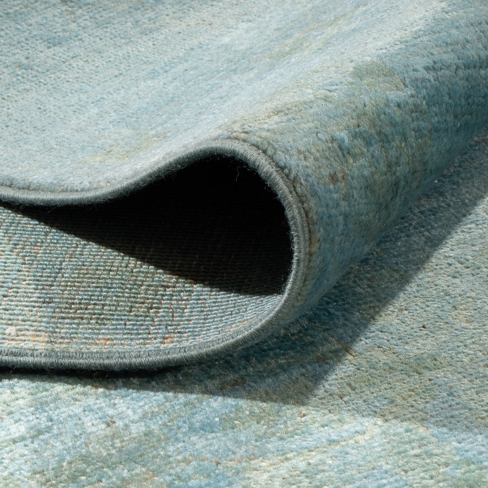 Ziegler Carpet - Modern - Vintage / färgad - 292 x 204 cm - ljusblå