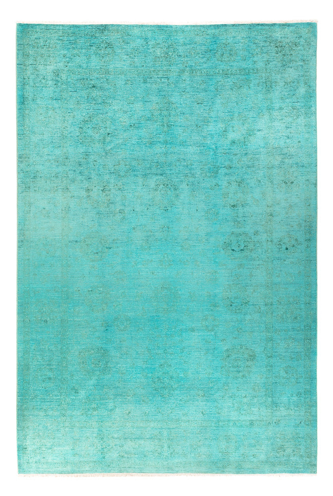 Ziegler Carpet - Modern - Vintage / färgad - 292 x 198 cm - turkos