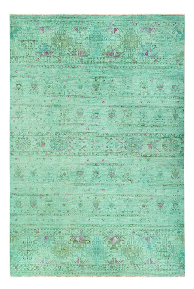 Ziegler Carpet - Modern - Vintage / färgad - 308 x 206 cm - ljusgrön