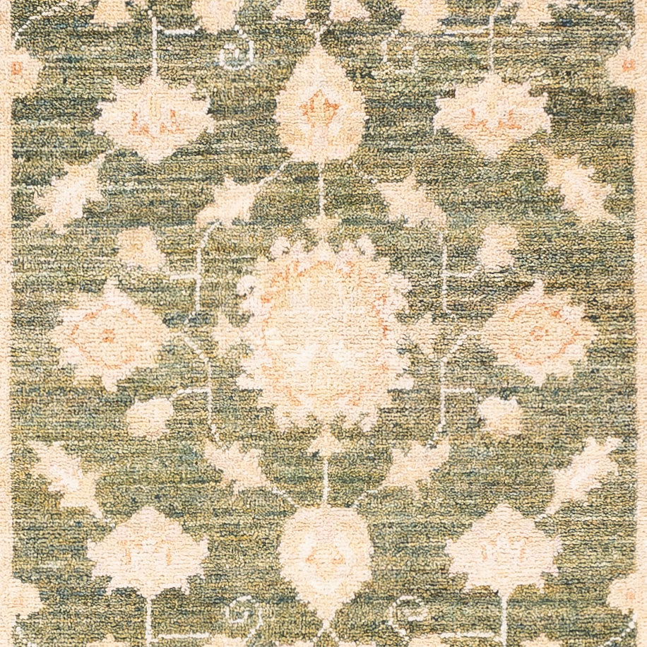 Runner Ziegler Carpet - 252 x 82 cm - olivgrön