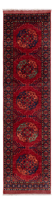 Runner Afghansk matta - Kunduz - 305 x 82 cm - röd