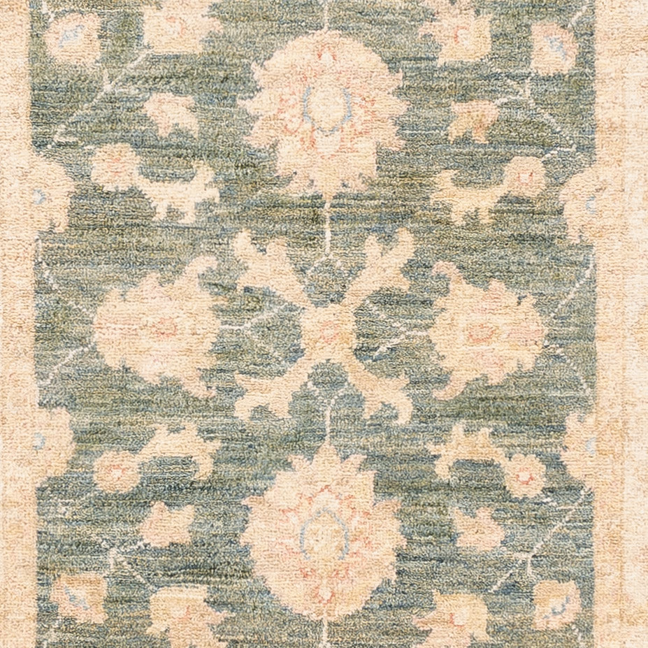 Runner Ziegler Carpet - 297 x 89 cm - olivgrön