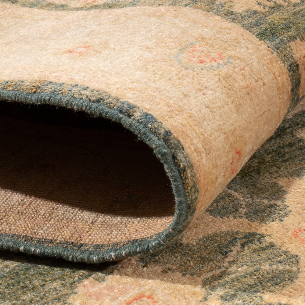 Runner Ziegler Carpet - 297 x 89 cm - olivgrön