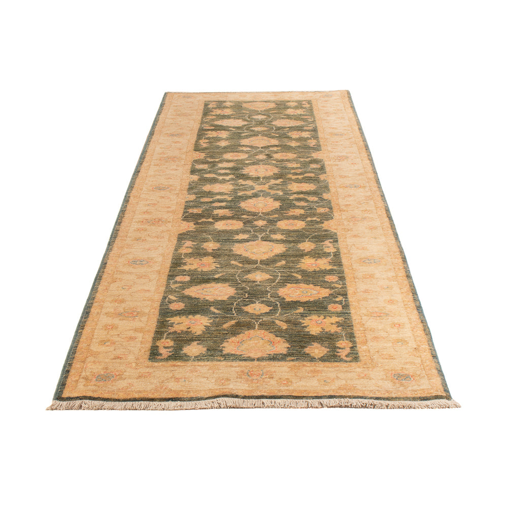 Runner Ziegler Carpet - 297 x 89 cm - olivgrön