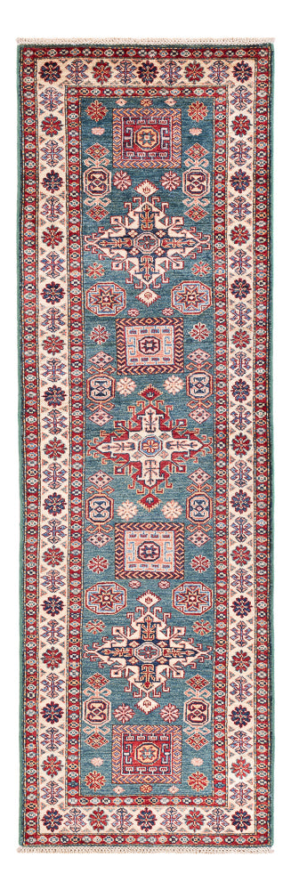 Runner Ziegler Carpet - Kazak - 253 x 78 cm - mörkblå