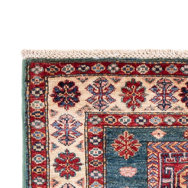 Runner Ziegler Carpet - Kazak - 253 x 78 cm - mörkblå