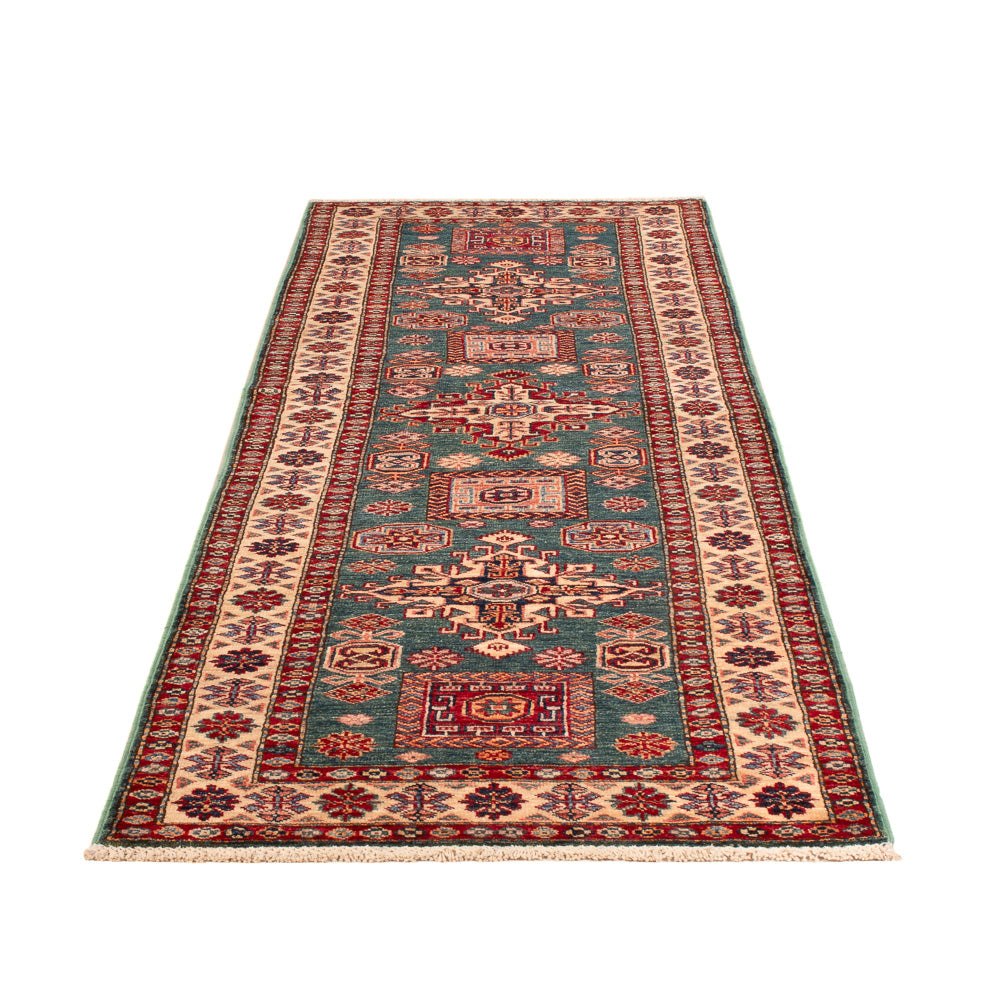 Runner Ziegler Carpet - Kazak - 253 x 78 cm - mörkblå