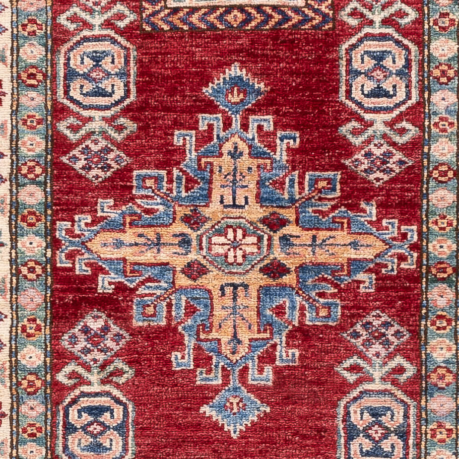 Runner Ziegler Carpet - Kazak - 260 x 75 cm - röd