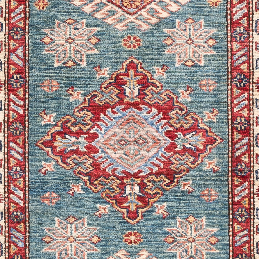 Runner Ziegler Carpet - Kazak - 247 x 75 cm - mörkblå