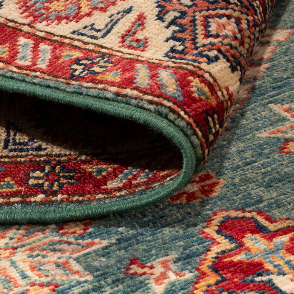 Runner Ziegler Carpet - Kazak - 247 x 75 cm - mörkblå