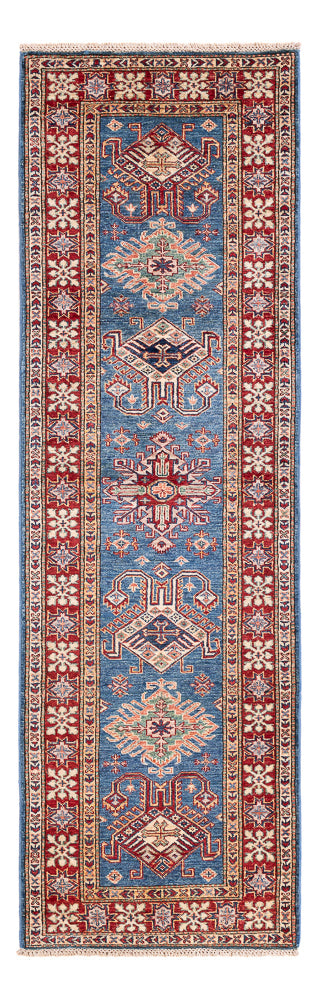 Runner Ziegler Carpet - Kazak - 242 x 73 cm - blå
