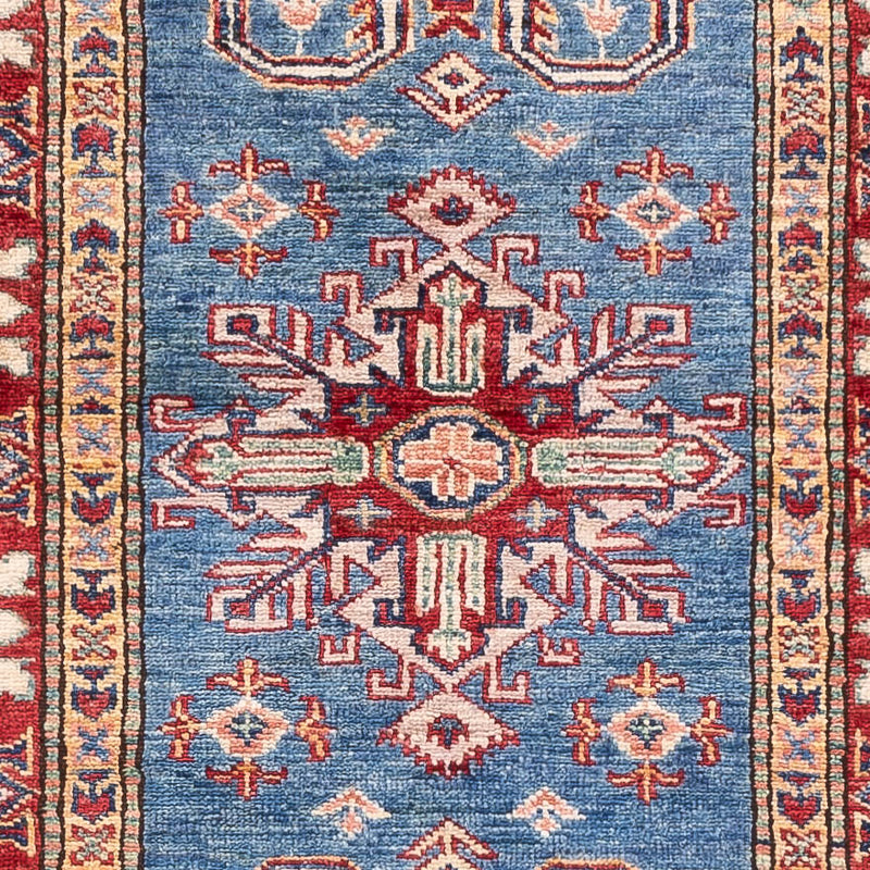 Runner Ziegler Carpet - Kazak - 242 x 73 cm - blå