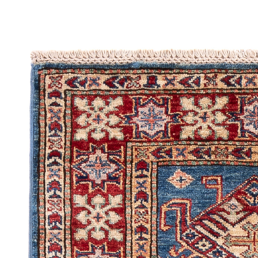 Runner Ziegler Carpet - Kazak - 242 x 73 cm - blå