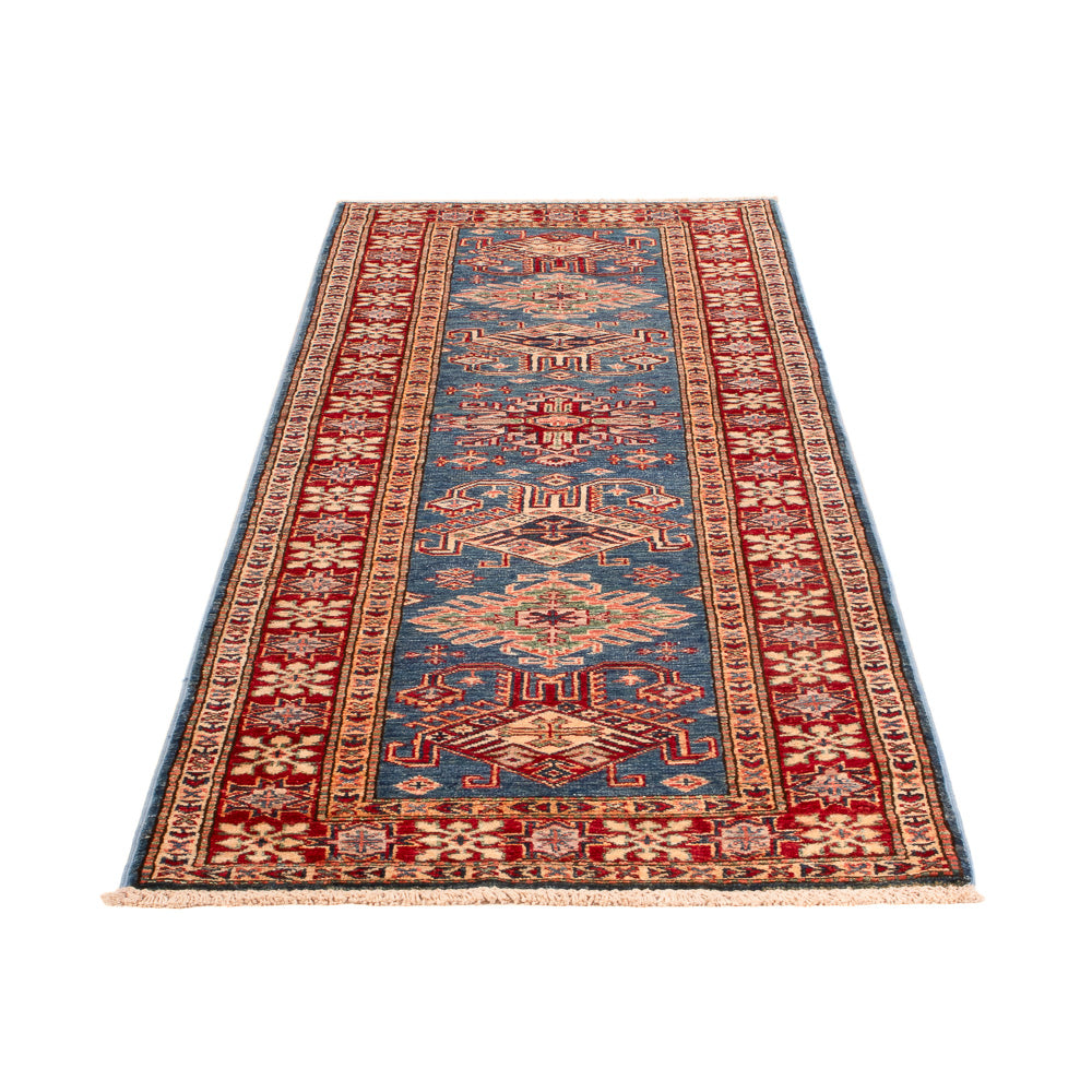 Runner Ziegler Carpet - Kazak - 242 x 73 cm - blå