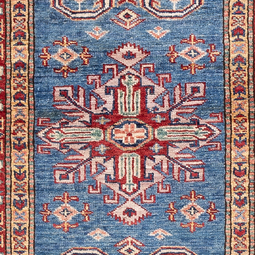 Runner Ziegler Carpet - Kazak - 240 x 75 cm - blå