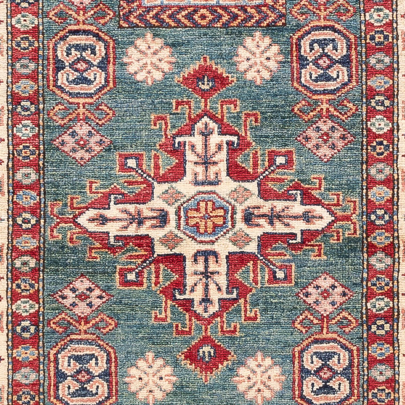 Runner Ziegler Carpet - Kazak - 253 x 79 cm - mörkgrön