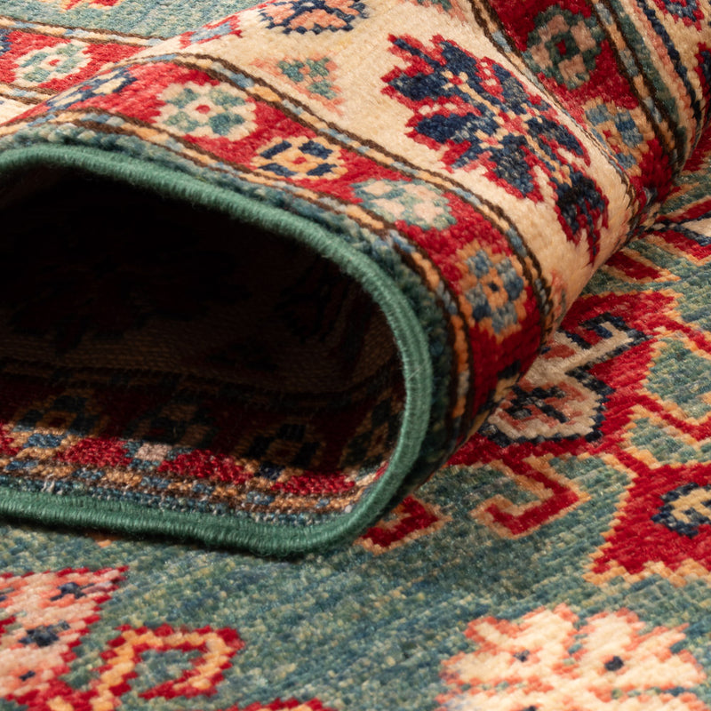 Runner Ziegler Carpet - Kazak - 253 x 79 cm - mörkgrön