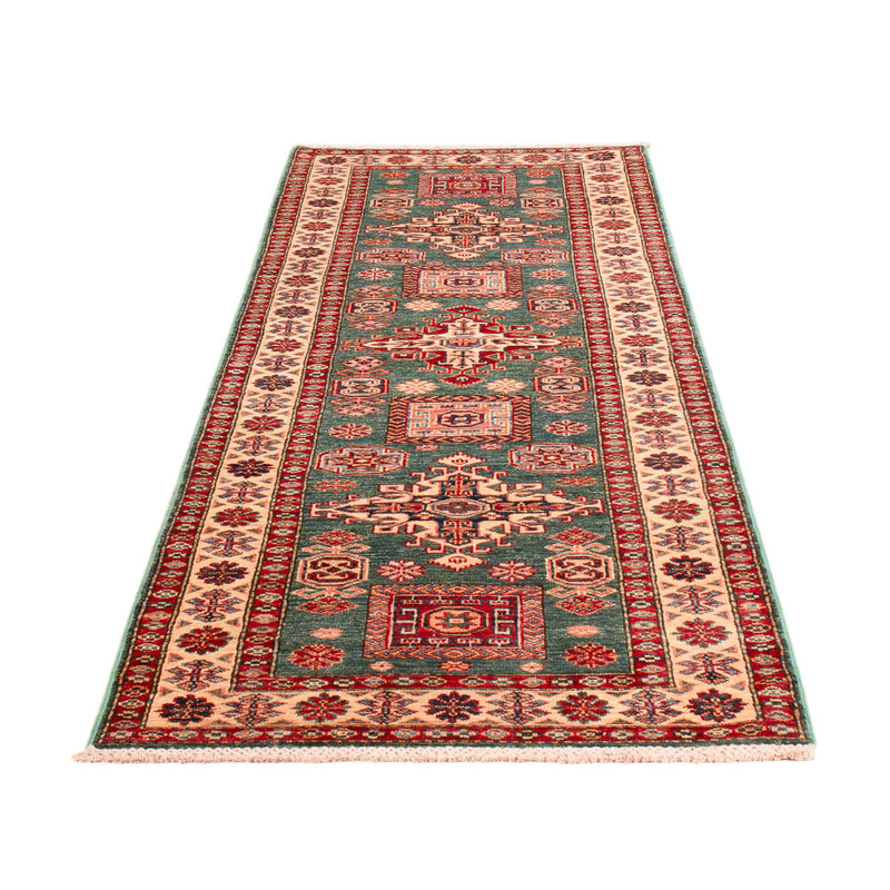 Runner Ziegler Carpet - Kazak - 253 x 79 cm - mörkgrön